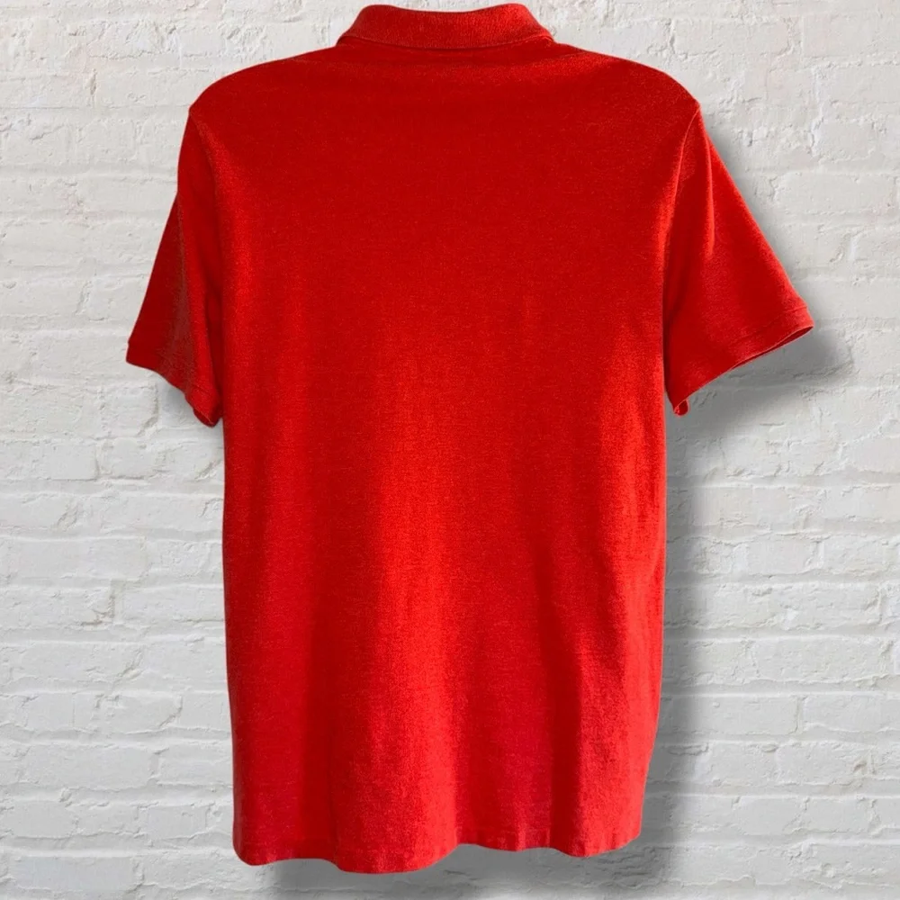 Ralph Lauren Polo Shirt | Classic Fit | Red Heather | Size Large - Picture 6 of 12